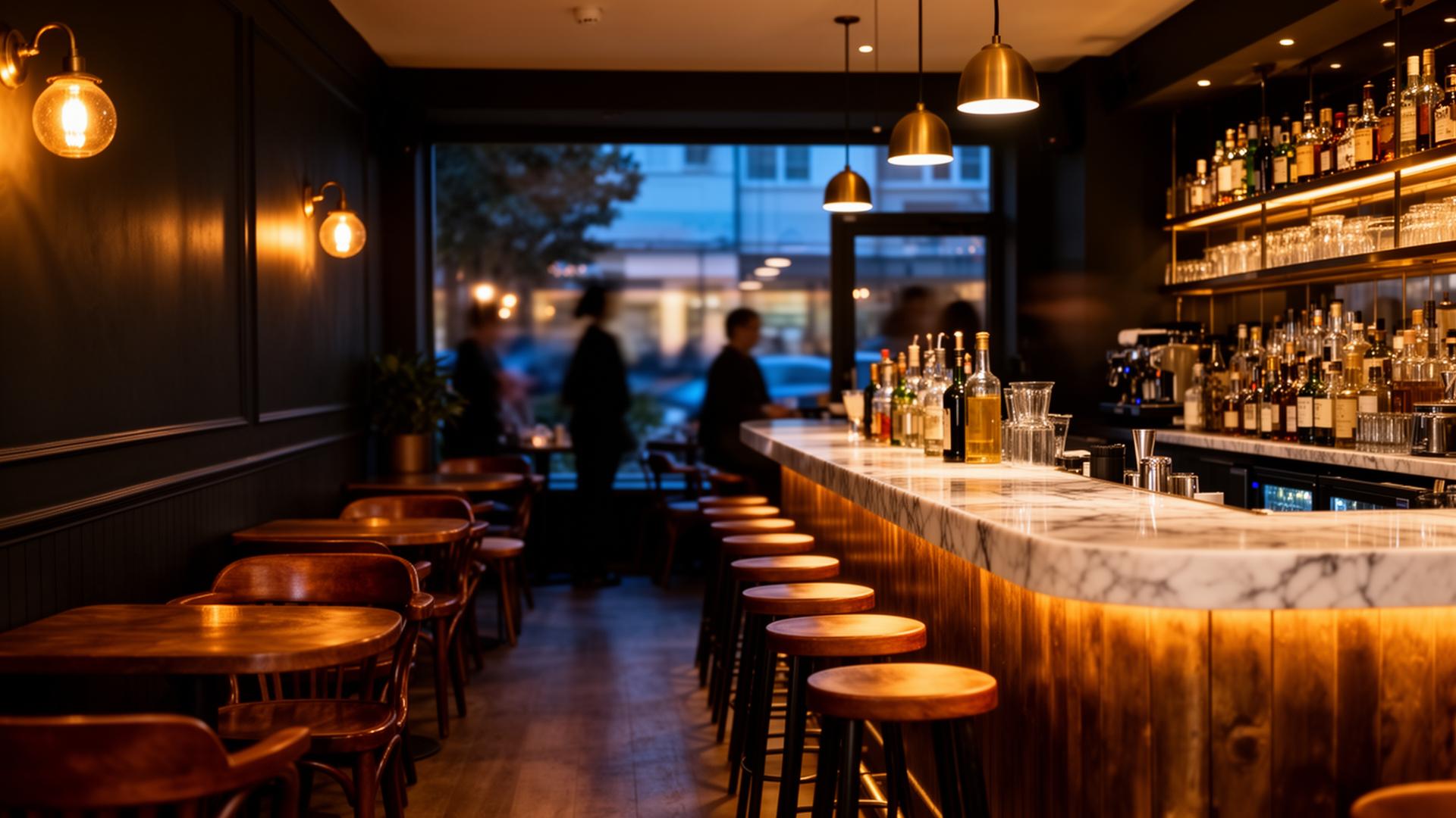 Innenraum der Bar Snatch